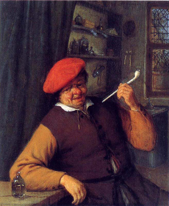 An Apothecary Smoking in an Interior